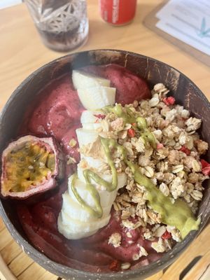 Nice-cream bowl  at Naked Flowers in Mondsee