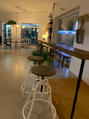 Inside at La Font Cafè in Palamos