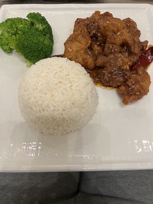 King Pap chick’n  at Fusion Eats in San Diego