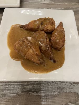 Garlic Chick’n Wings  at Fusion Eats in San Diego