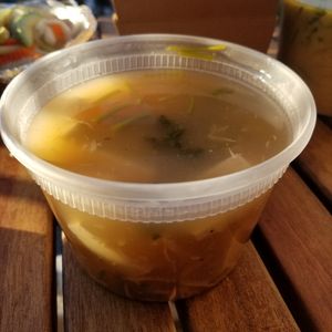 Hot & Sour Soup (vegan friendly) at Fusion Eats in San Diego