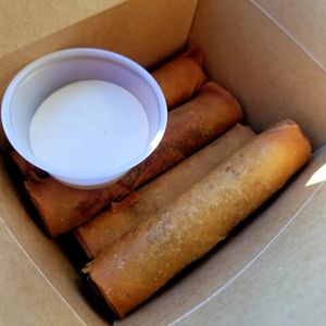 Crispy Avocado Rolls (vegan friendly) at Fusion Eats in San Diego