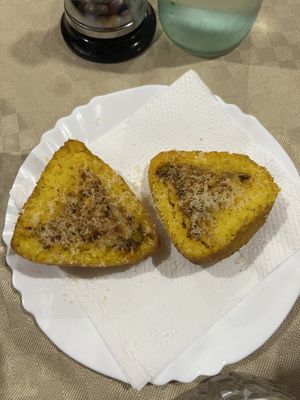 Arancino al ragù   at Trinacria in Samarate