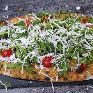 Vegan pinsa romana  at Trinacria in Samarate