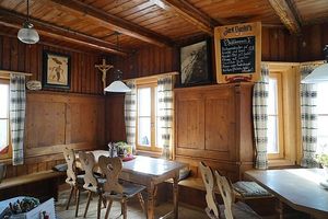 Main room at Kellerjochhütte in Schwaz