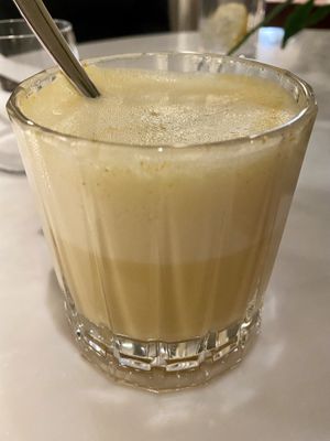 Golden milk  at The Green Room - Cityhotel Wood in Middelburg