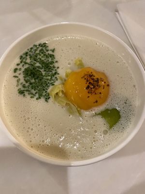 Onion soup  at The Green Room - Cityhotel Wood in Middelburg