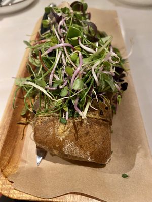 Garlic ciabatta   at The Green Room - Cityhotel Wood in Middelburg