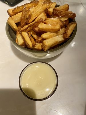 Homemade fries  at The Green Room - Cityhotel Wood in Middelburg