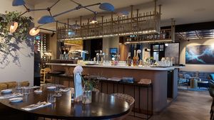 De bar. at The Green Room - Cityhotel Wood in Middelburg