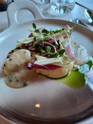 'steak' du poivre at The Green Room - Cityhotel Wood in Middelburg