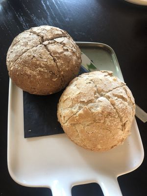 Bread served with the starters. at The Green Room - Cityhotel Wood in Middelburg