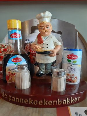 Tischset at De Pannekoekenbakker in Oostkapelle
