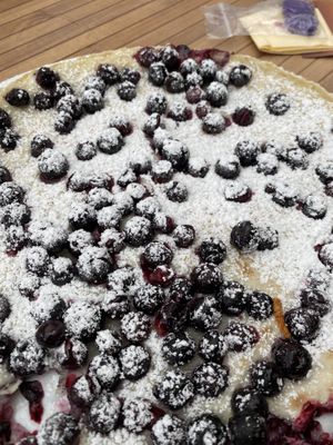 Blaubeere Puderzucker   at De Pannekoekenbakker in Oostkapelle