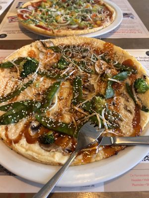 Asian Style Custom Pancakees  at De Pannekoekenbakker in Oostkapelle