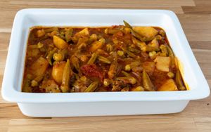 Okra at Macoo Eatery in Crete