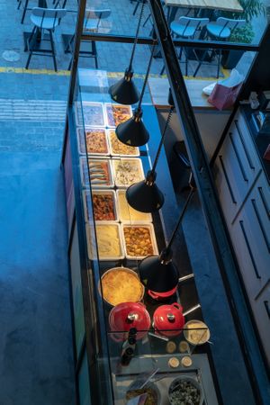 Buffet at Macoo Eatery in Crete