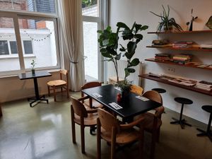 At the back at Circus Restaurant in Antwerpen