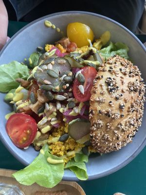 Tofu scramble  at Circus Restaurant in Antwerpen