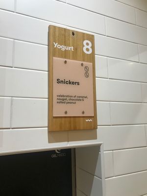 Snickers yogurt so delicious  at YOMG in Cairns