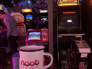 Some of the arcade   at HOAX in Tampere