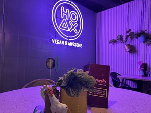 Sign - dim light  at HOAX in Tampere