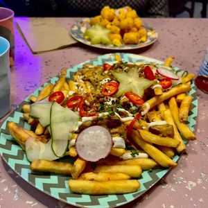 Zeesy potato pops and Wonder fries.  at HOAX in Tampere