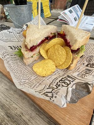 Vegan Sandwich  at De Berkenplas in Schiermonnikoog