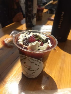 Strawberry Parfait... Dessert for lunch. at Emy Delights & Bites - Pop Up in Hyde Park