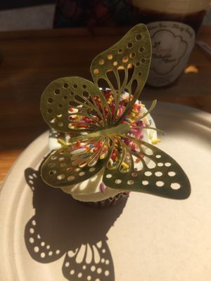 The kids were delighted to keep the butterfly at Emy Delights & Bites - Pop Up in Hyde Park