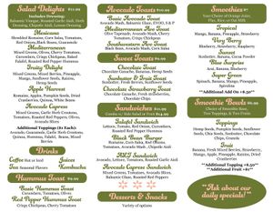 Full Menu starting on August 1, 2020 at Emy Delights & Bites - Pop Up in Hyde Park