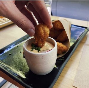 Cauliflower nuggets! at The Vegan Vandal in Athens