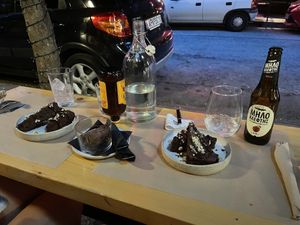 Brownies & ice cream  at The Vegan Vandal in Athens