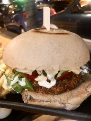 Vandal Burger  at The Vegan Vandal in Athens