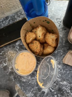 Cauliflower nuggets  at The Vegan Vandal in Athens