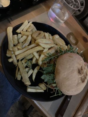 Jack burge  at The Vegan Vandal in Athens