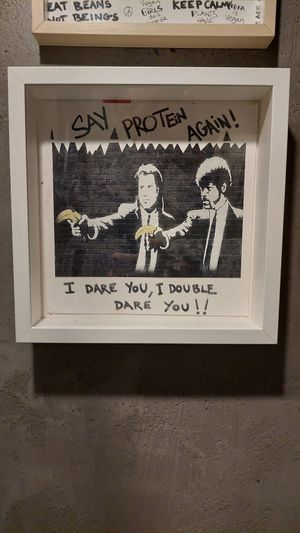 Interior at The Vegan Vandal in Athens