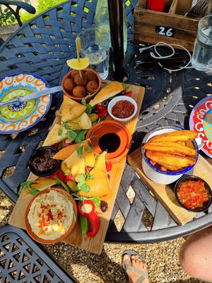 Vegan mezze at Abbey Hotel in Battle
