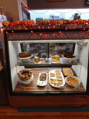 Bakery case at Bonafide Bakeshop & Cafe in Apex