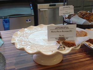 $4.25 Vegan Maple Pecan Blondie at Bonafide Bakeshop & Cafe in Apex