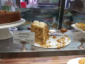 $3.75 Vegan Carrot Cake at Bonafide Bakeshop & Cafe in Apex