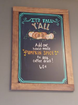 Vegan Pumpkin Spice! at Bonafide Bakeshop & Cafe in Apex