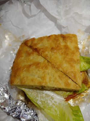 $8.50 Buffalo Tofu Sandwich at Bonafide Bakeshop & Cafe in Apex