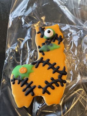 Halloween sugar cookie  at Bonafide Bakeshop & Cafe in Apex