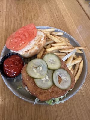 No harm no fowl burger  at 600 Kitchen and Bar in Kalamazoo