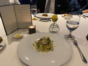 Mediterranean vegetable salad at Top Cloud 52 in Seoul