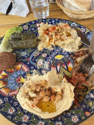 I had already eaten some of it before I thought to take a picture haha  at La Maison du Knafé in Paris