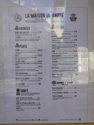 Carta at La Maison du Knafé in Paris