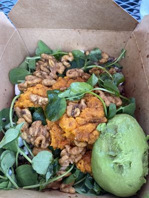 Summer Harvest Bowl  at Organic Garden Cafe in Beverly