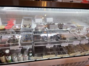 Dessert case  at Organic Garden Cafe in Beverly